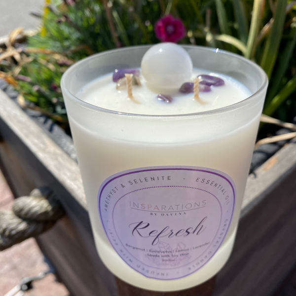 Reiki Crystal Candles