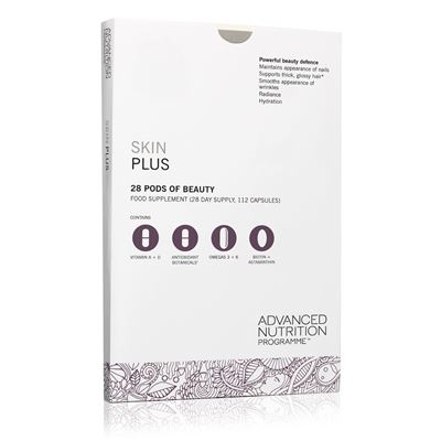 Skin Plus box of supplements for skin health